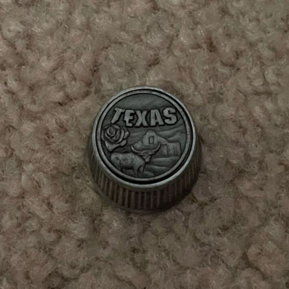Vintage‎ Metal Texas Sewing Thimble One Size
